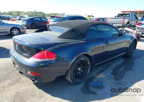 2007 BMW 650I из США, поврежденный, VIN WBAEK13517CN81236